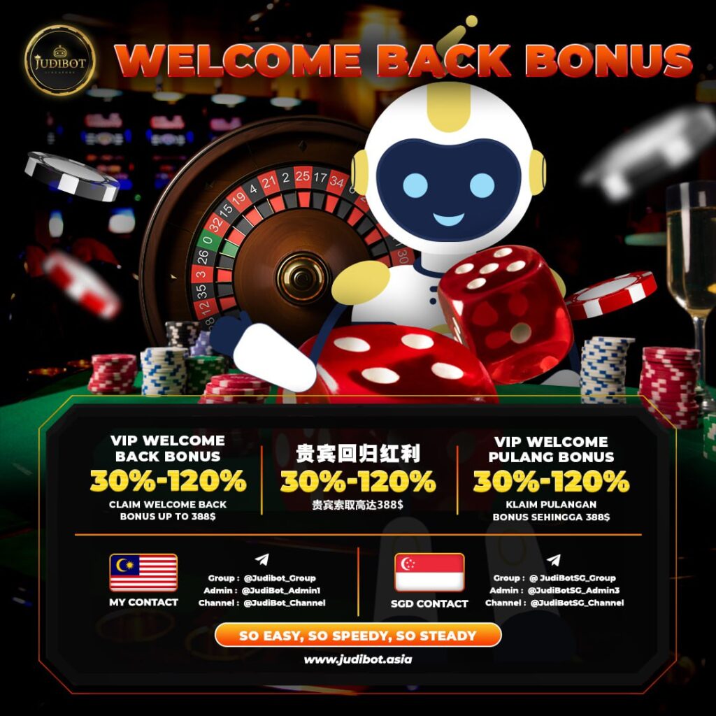 Welcome Bonus 120% Judibot